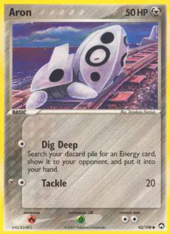 Aron Common card from Power Keepers