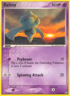 Baltoy Common card from Power Keepers