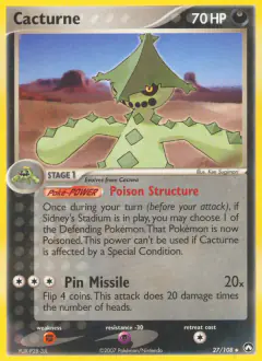 Cacturne Uncommon card from Power Keepers