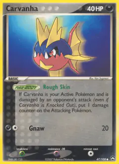 Carvanha Common card from Power Keepers