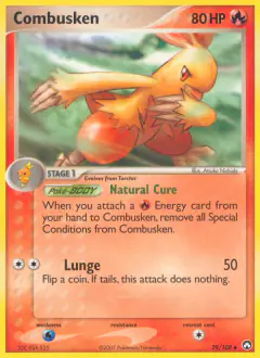 Combusken Uncommon card from Power Keepers