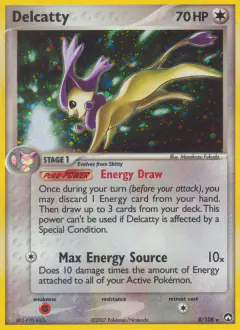 Delcatty Rare Holo card from Power Keepers