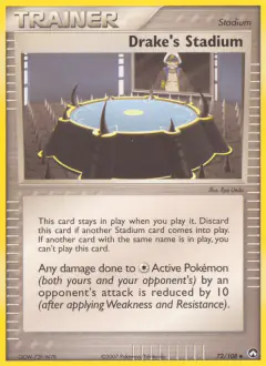 Drake's Stadium Uncommon card from Power Keepers