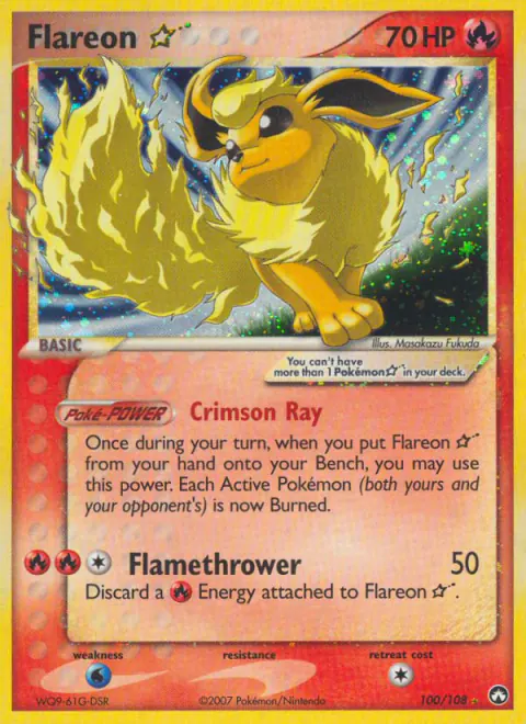 Flareon ★ Rare Holo Star