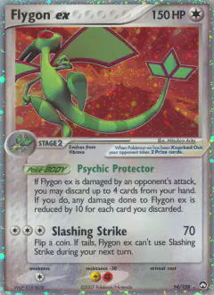 Flygon ex Rare Holo EX card from Power Keepers