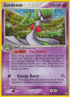 Gardevoir Rare Holo card from Power Keepers