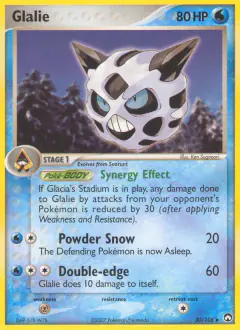 Glalie Uncommon card from Power Keepers
