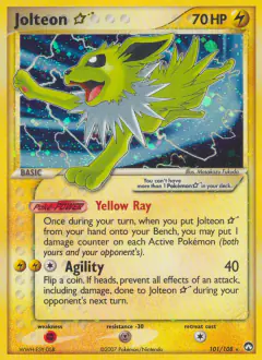 Jolteon ★ Rare Holo Star card from Power Keepers