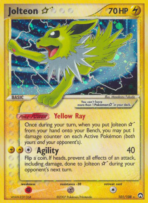 Jolteon ★ Rare Holo Star