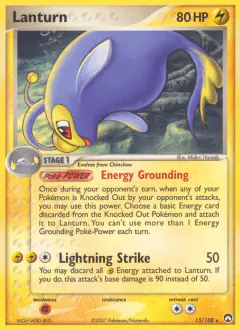Lanturn Rare card from Power Keepers
