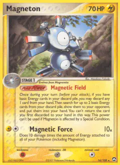 Magneton Rare card from Power Keepers