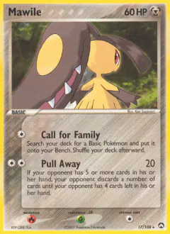 Mawile Rare card from Power Keepers