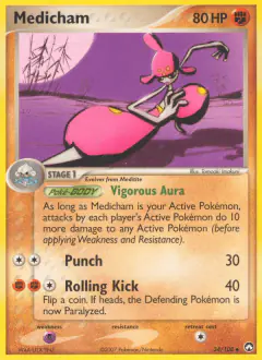 Medicham Uncommon card from Power Keepers