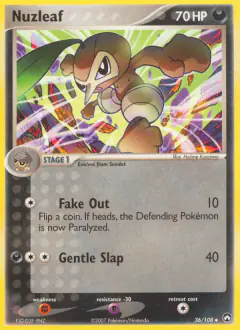 Nuzleaf Uncommon card from Power Keepers