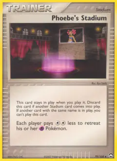 Phoebe's Stadium Uncommon card from Power Keepers