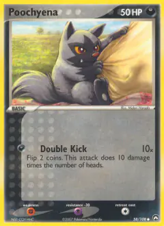 Poochyena Common card from Power Keepers