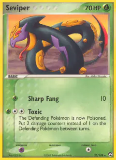 Seviper Rare card from Power Keepers