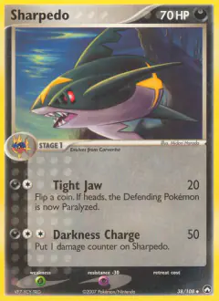 Sharpedo Uncommon card from Power Keepers