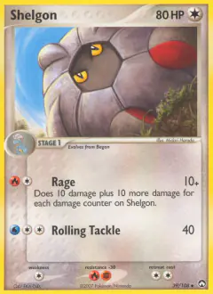 Shelgon Uncommon card from Power Keepers