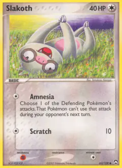 Slakoth Common card from Power Keepers