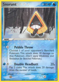 Snorunt Common card from Power Keepers