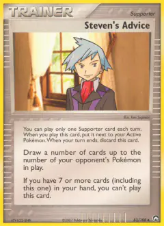 Steven's Advice Uncommon card from Power Keepers