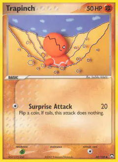 Trapinch Common card from Power Keepers
