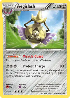 Aegislash Rare Holo card from Primal Clash