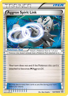 Aggron Spirit Link Uncommon card from Primal Clash