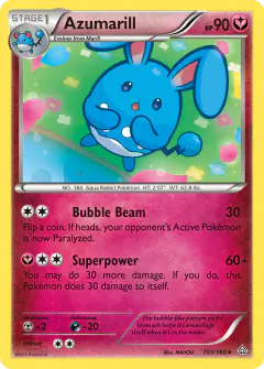 Azumarill Rare card from Primal Clash