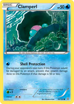Clamperl Common card from Primal Clash