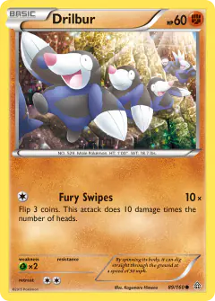 Drilbur Common card from Primal Clash