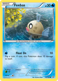 Feebas Common card from Primal Clash