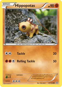 Hippopotas Common card from Primal Clash