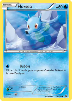 Horsea Common card from Primal Clash