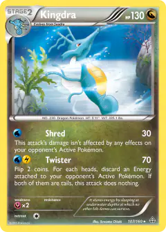 Kingdra Rare card from Primal Clash