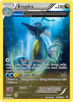 Kingdra Rare Holo card from Primal Clash