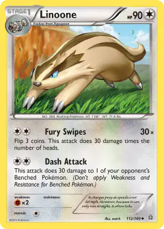 Linoone Uncommon card from Primal Clash