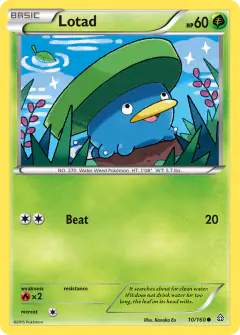 Lotad Common card from Primal Clash