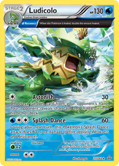 Ludicolo Rare card from Primal Clash