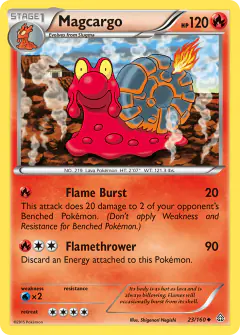 Magcargo Uncommon card from Primal Clash