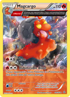 Magcargo Rare card from Primal Clash