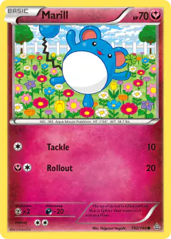 Marill Common card from Primal Clash