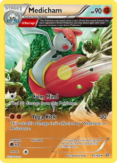 Medicham Rare card from Primal Clash