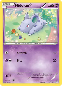 Nidoran ♀ Common card from Primal Clash