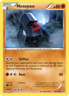 Nosepass Common card from Primal Clash