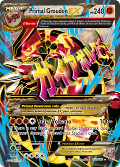 Primal Groudon-EX Rare Ultra card from Primal Clash
