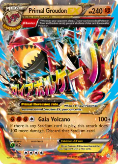 Primal Groudon-EX Rare Holo EX card from Primal Clash