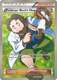 Professor Birch's Observations Rare Ultra card from Primal Clash