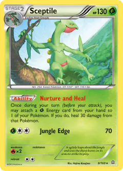 Sceptile Rare card from Primal Clash